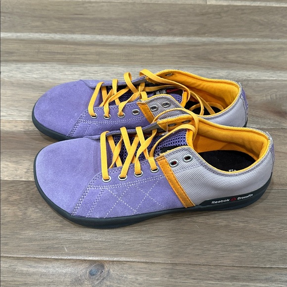 Reebok Women's CrossFit RCF LITE Lush Orchid Purple Glow orange shoes sneakers - Picture 3 of 9